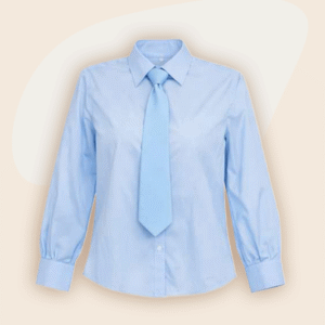 Light Blue Button Down with Tie