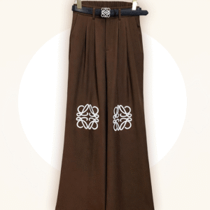Medallion Wide-Leg Trousers