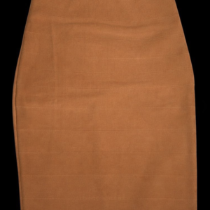 Tan Bandage Style Pencil Skirt