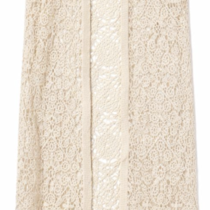 Cream Lace Duster Cardigan