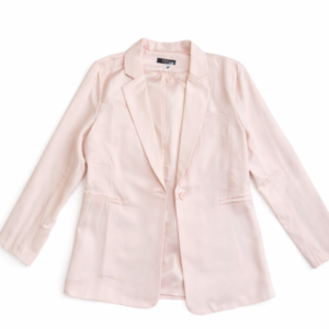 Tailored Pastel Pink Blazer