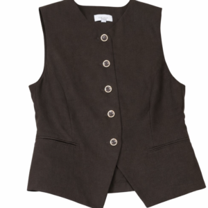 Dark Brown Tailored Vest