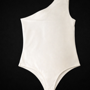 White One-Shoulder Bodysuit