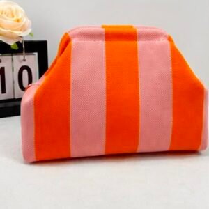 Orange & Pink Sunset Cosmetic Clutch
