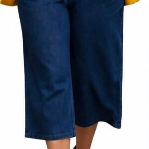 Dark Wash Denim Culottes