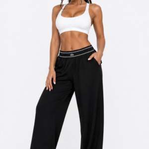Alo Yoga-Style Wide-Leg Pants