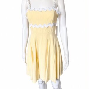 Ric-Rac Trim Cami Skater Dress