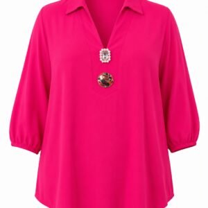Embellished Collar Blouse