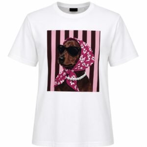 Vintage Glam Dachshund Graphic Tee