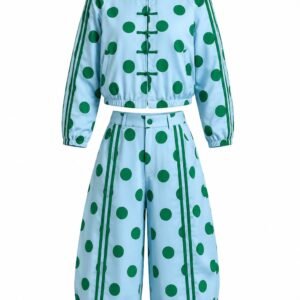 Polka Dot Tracksuit Set